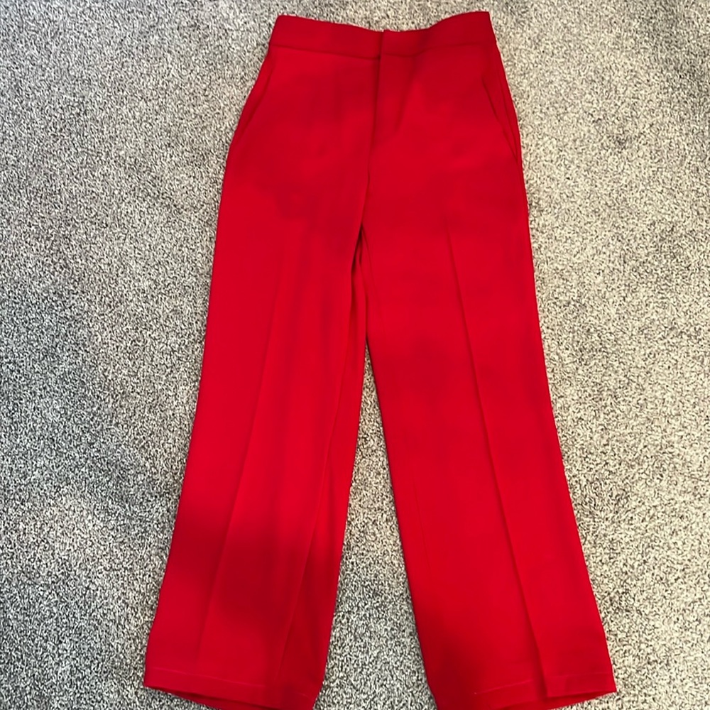 Zara size small red pants